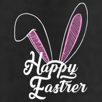 Happy Easter Cute Bunny Ears Adult Drive Performance Visor