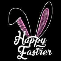 Happy Easter Cute Bunny Ears Wool Snapback Cap