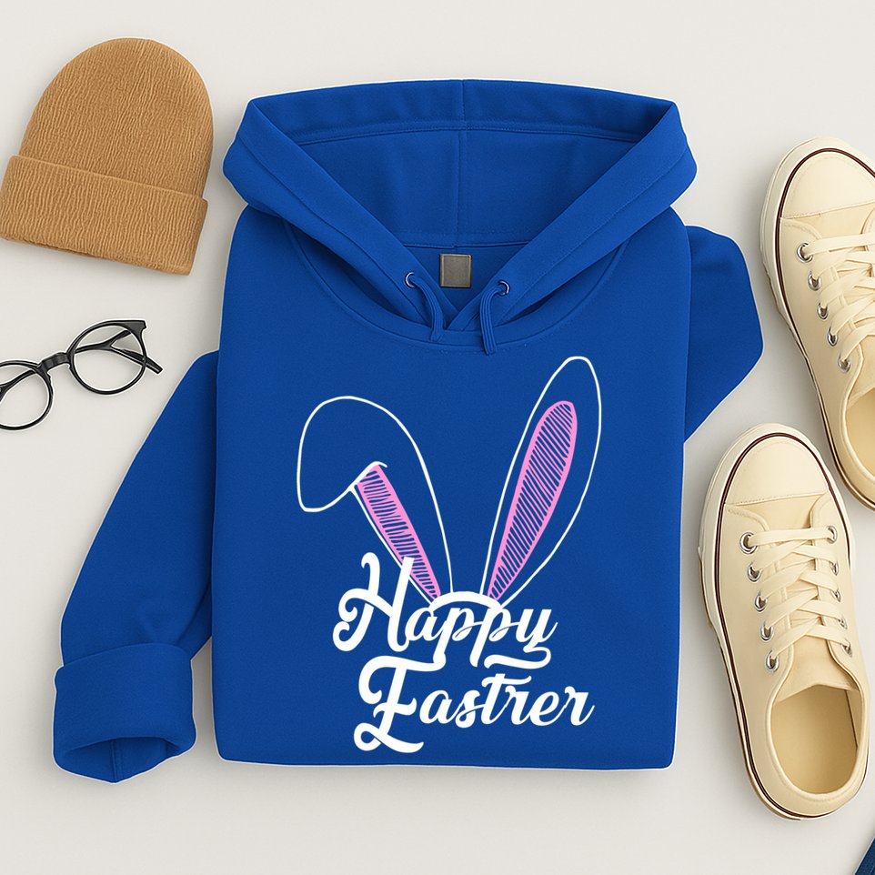 Happy Easter Cute Bunny Ears Hoodie