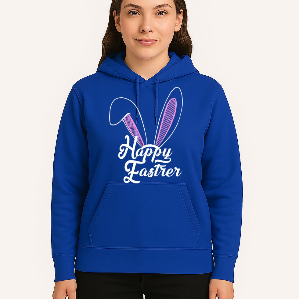 Happy Easter Cute Bunny Ears Hoodie