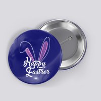 Happy Easter Cute Bunny Ears Button