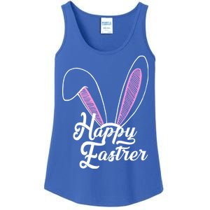 Happy Easter Cute Bunny Ears Ladies Essential Tank