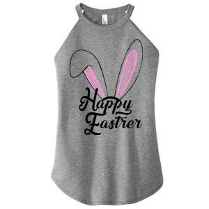 Happy Easter Cute Bunny Ears Women's Perfect Tri Rocker Tank