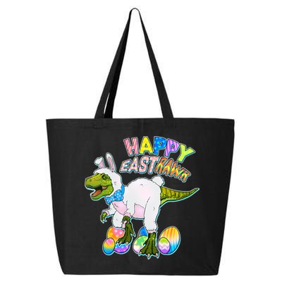 Happy Easter EastRawr T-Rex 25L Jumbo Tote