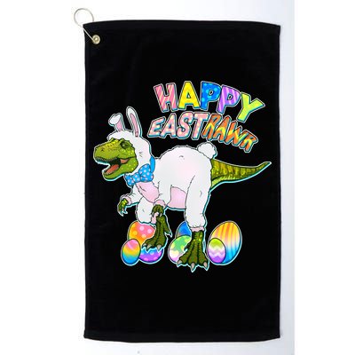 Happy Easter EastRawr T-Rex Golf Towel
