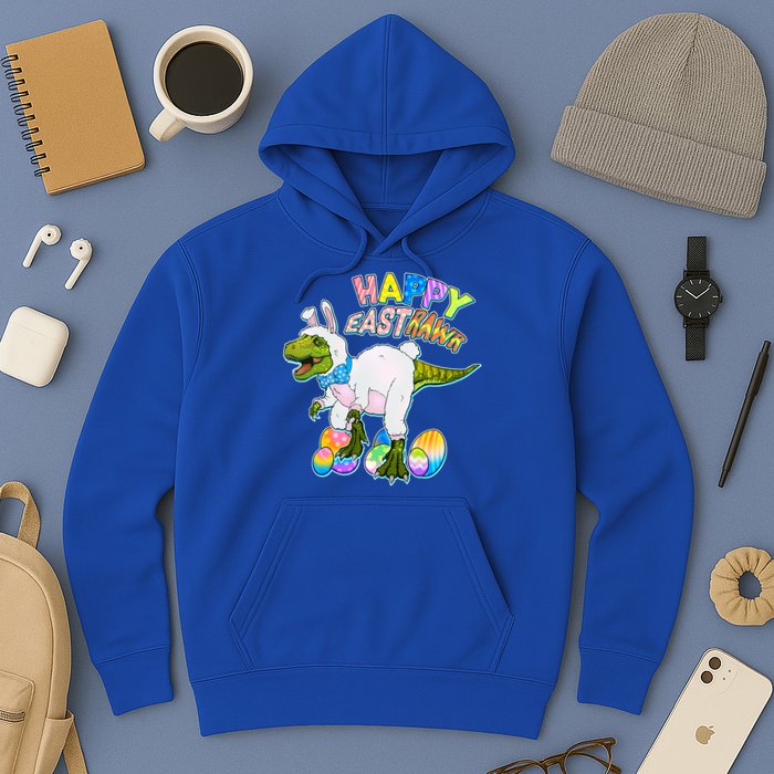 Happy Easter EastRawr T-Rex Hoodie
