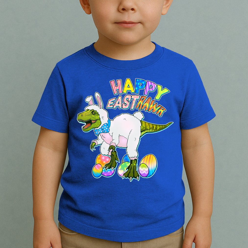 Happy Easter EastRawr T-Rex Toddler T-Shirt