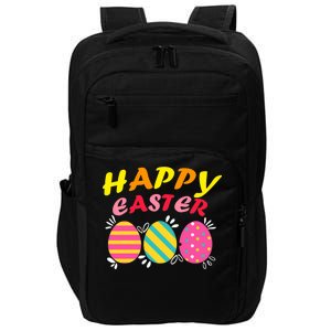 Happy Easter Eggs Impact Tech Backpack