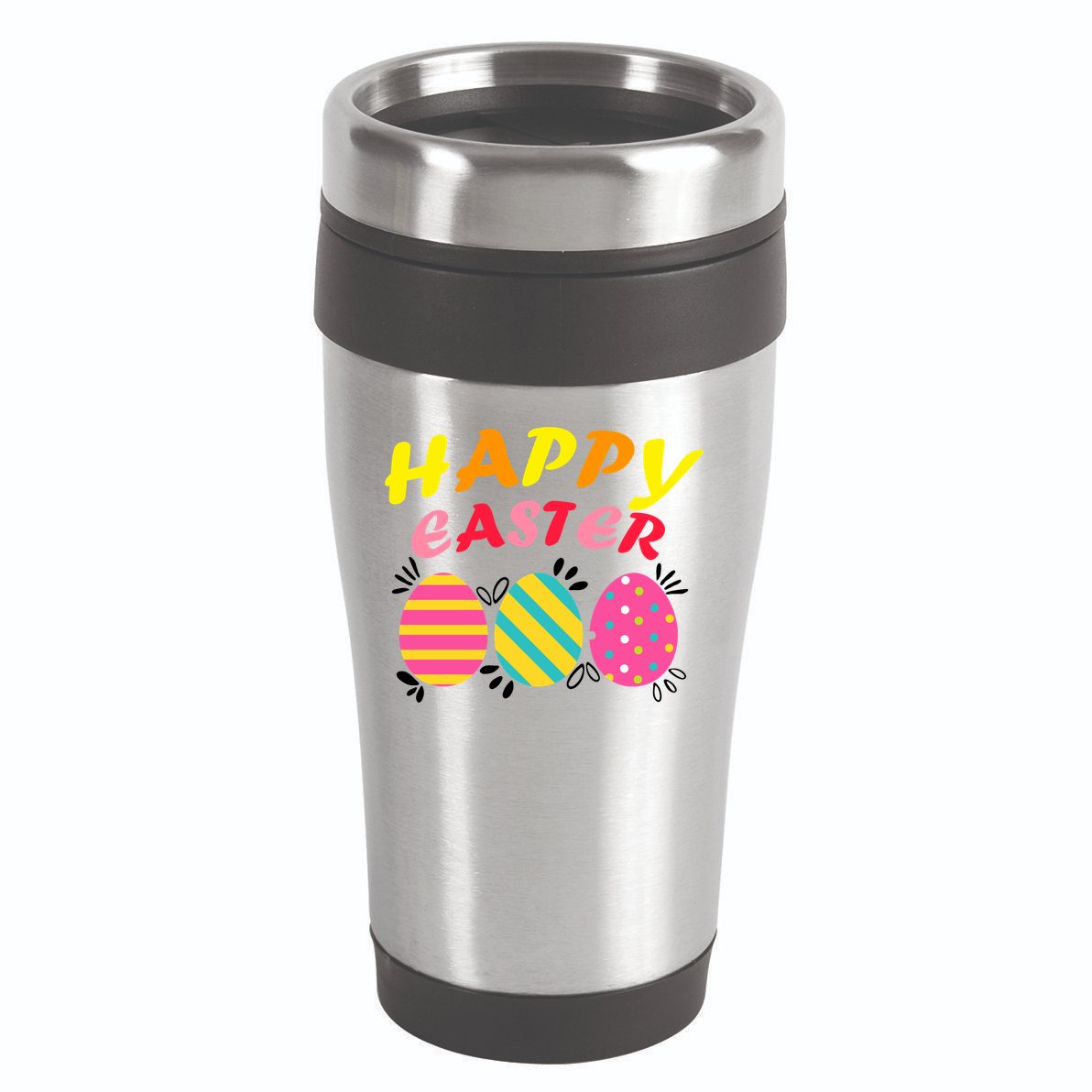 Happy Easter Eggs 16oz Travel Tumbler