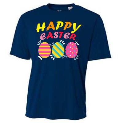 Happy Easter Eggs Cooling Performance Crew T-Shirt