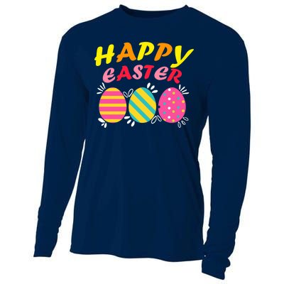 Happy Easter Eggs Cooling Performance Long Sleeve Crew