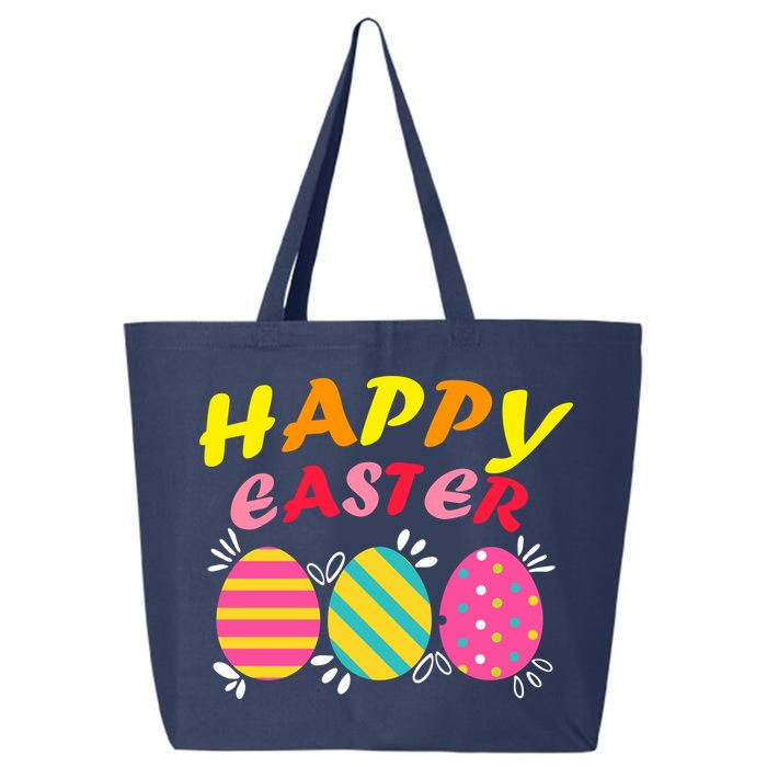 Happy Easter Eggs 25L Jumbo Tote