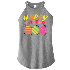 Happy Easter Eggs Women's Perfect Tri Rocker Tank