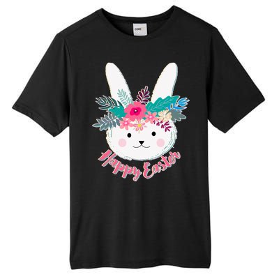 Happy Easter Flower Bunny Tall Fusion ChromaSoft Performance T-Shirt