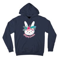 Happy Easter Flower Bunny Hoodie