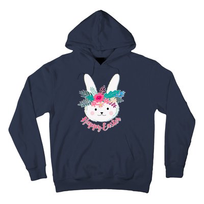 Happy Easter Flower Bunny Hoodie