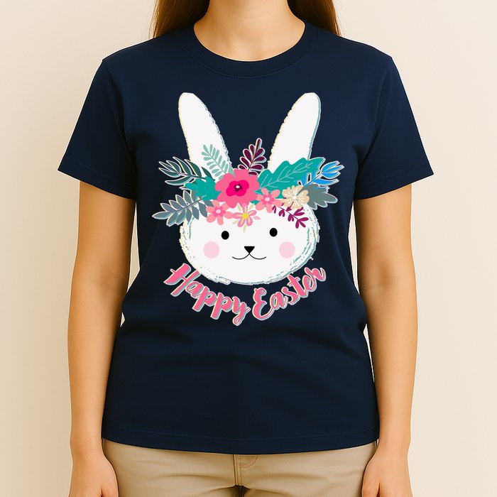 Happy Easter Flower Bunny T-Shirt