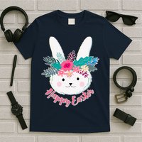 Happy Easter Flower Bunny T-Shirt