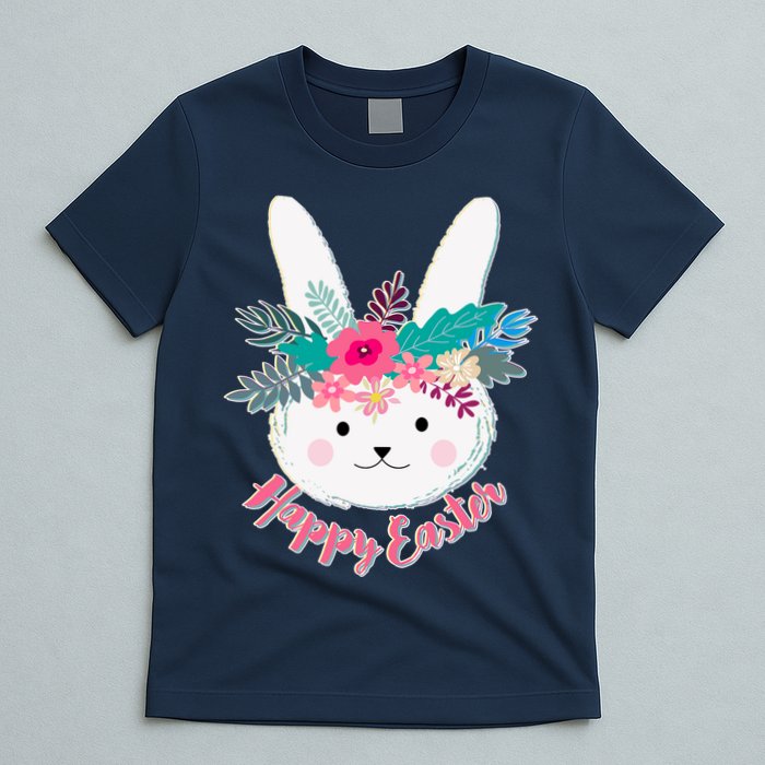Happy Easter Flower Bunny T-Shirt