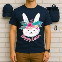 Happy Easter Flower Bunny T-Shirt