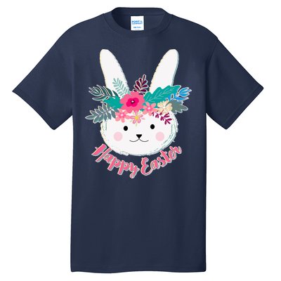 Happy Easter Flower Bunny Tall T-Shirt