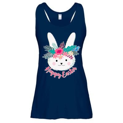 Happy Easter Flower Bunny Ladies Essential Flowy Tank