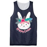 Happy Easter Flower Bunny Mesh Reversible Basketball Jersey Tank