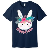 Happy Easter Flower Bunny Premium T-Shirt