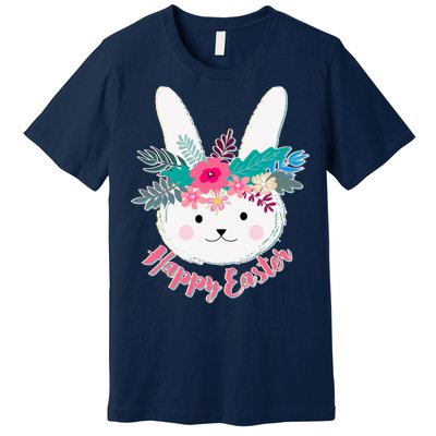 Happy Easter Flower Bunny Premium T-Shirt