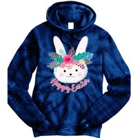 Happy Easter Flower Bunny Tie Dye Hoodie