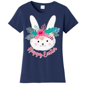 Happy Easter Flower Bunny Women's T-Shirt