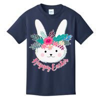 Happy Easter Flower Bunny Kids T-Shirt