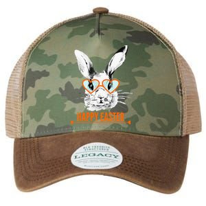 Happy Easter Hipster Bunny Rabbit Legacy Tie Dye Trucker Hat