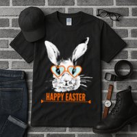 Happy Easter Hipster Bunny Rabbit Tall T-Shirt