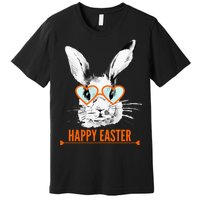 Happy Easter Hipster Bunny Rabbit Premium T-Shirt