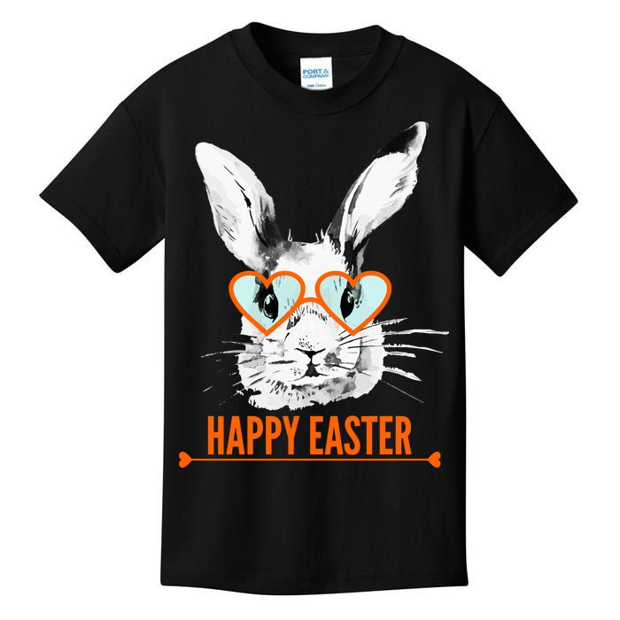 Happy Easter Hipster Bunny Rabbit Kids T-Shirt