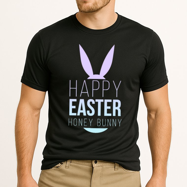 Happy Easter Honey Bunny Cooling Performance Crew T-Shirt