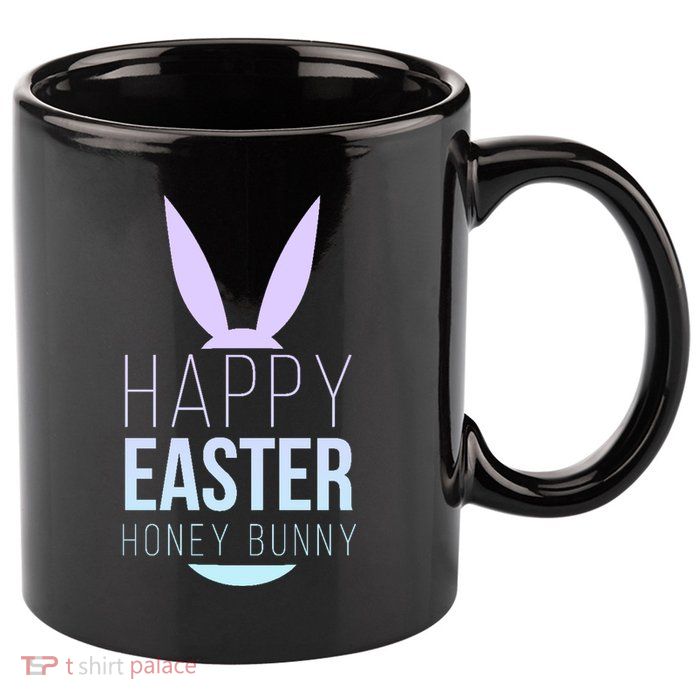 Happy Easter Honey Bunny 11oz C Handle Ceramic Mug