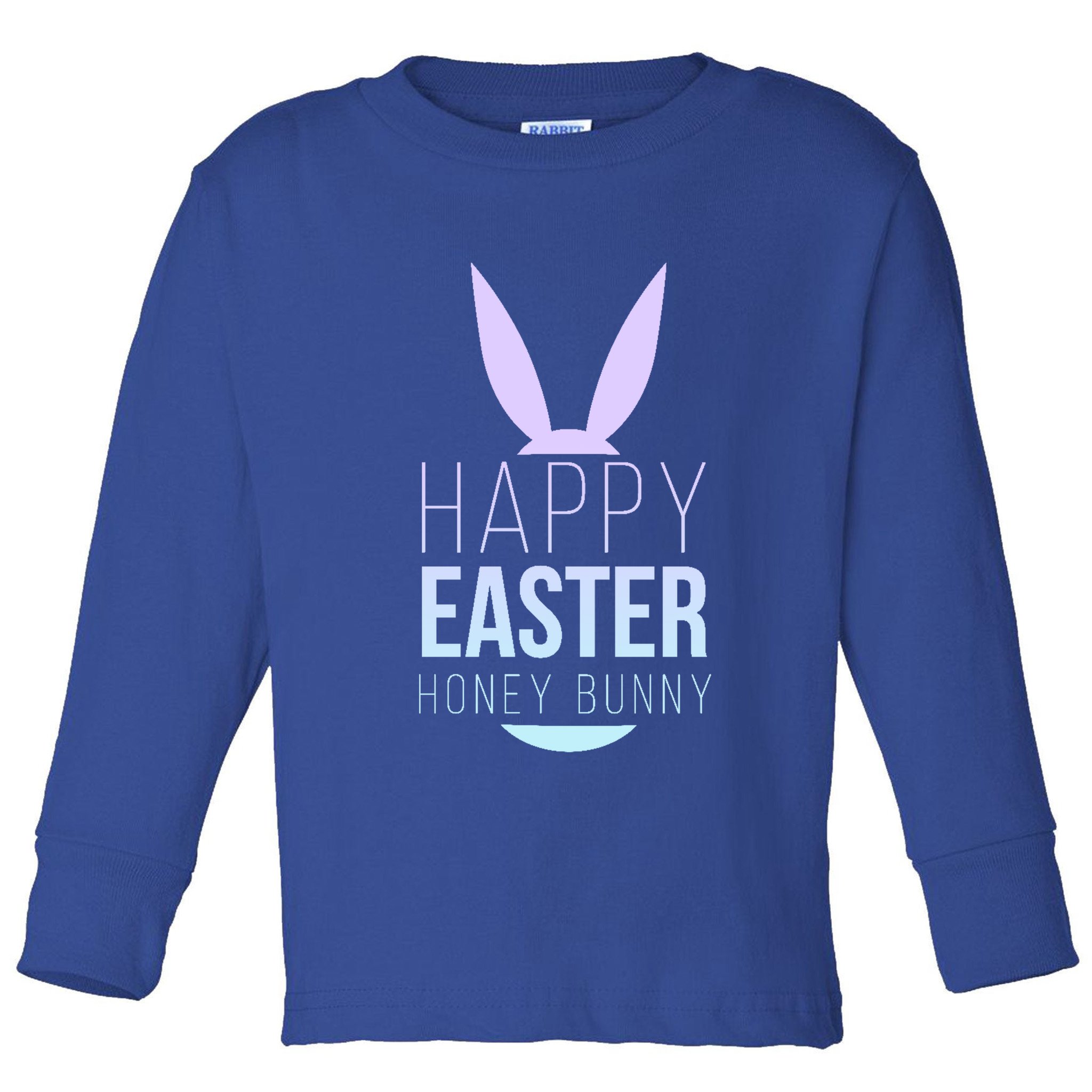 Happy Easter Honey Bunny Toddler Long Sleeve Shirt