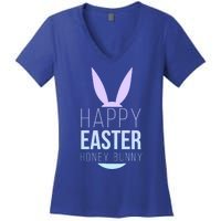 Happy Easter Honey Bunny Women's V-Neck T-Shirt