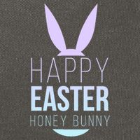 Happy Easter Honey Bunny Cotton Canvas Backpack