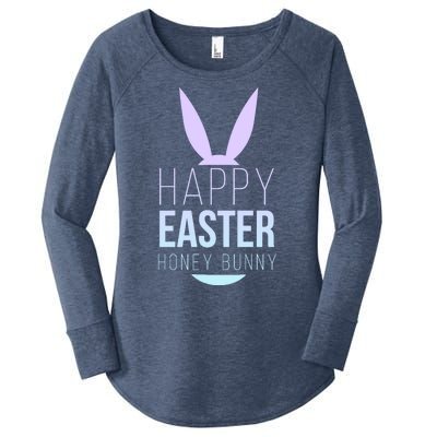 Happy Easter Honey Bunny Women's Perfect Tri Tunic Long Sleeve Shirt