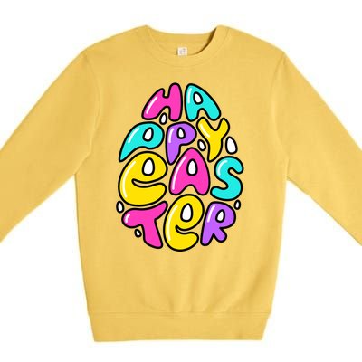 Happy Easter Pastel Egg Premium Crewneck Sweatshirt