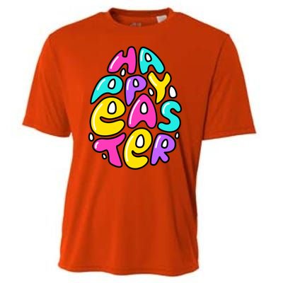 Happy Easter Pastel Egg Cooling Performance Crew T-Shirt