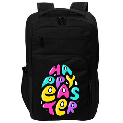 Happy Easter Pastel Egg Impact Tech Backpack