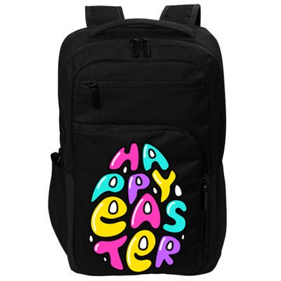 Happy Easter Pastel Egg Impact Tech Backpack