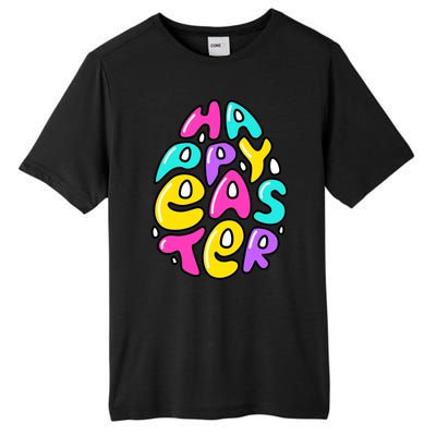 Happy Easter Pastel Egg Tall Fusion ChromaSoft Performance T-Shirt