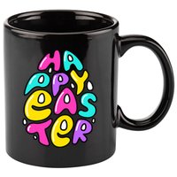 Happy Easter Pastel Egg 11oz C Handle Ceramic Mug