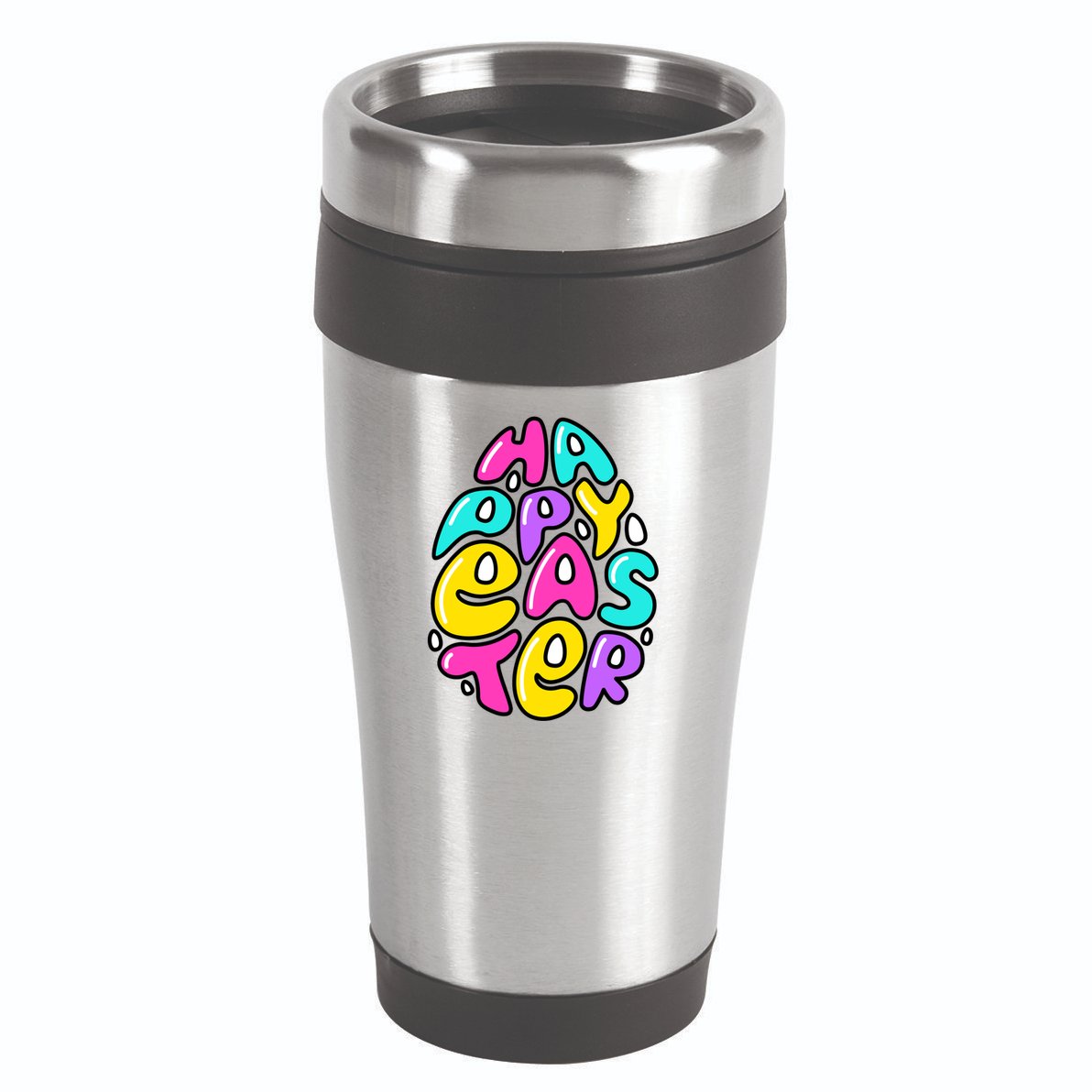 Happy Easter Pastel Egg 16oz Travel Tumbler