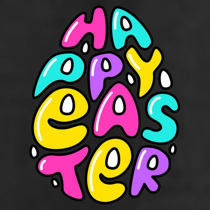 Happy Easter Pastel Egg Hat